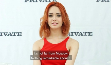 Рыжая скромница на кастинге не удержалась и призналась, что обожает заглатывать члены до слёз